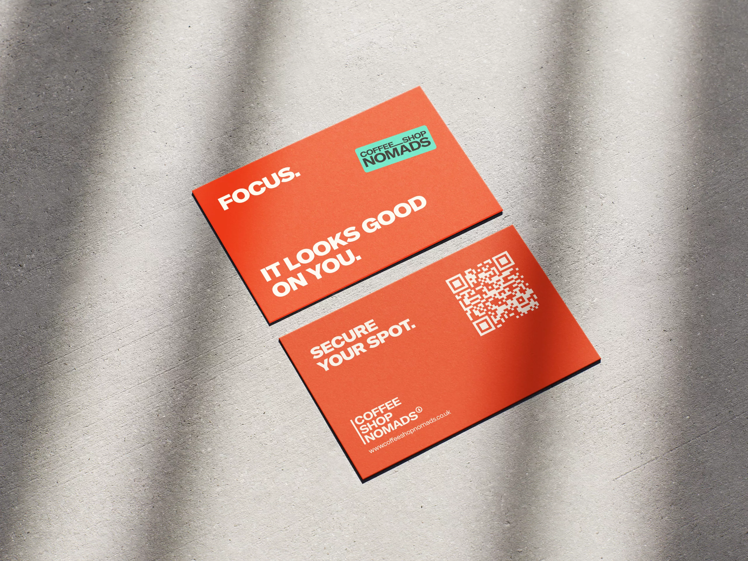 Card - Orange - Focus It Looks Good On You