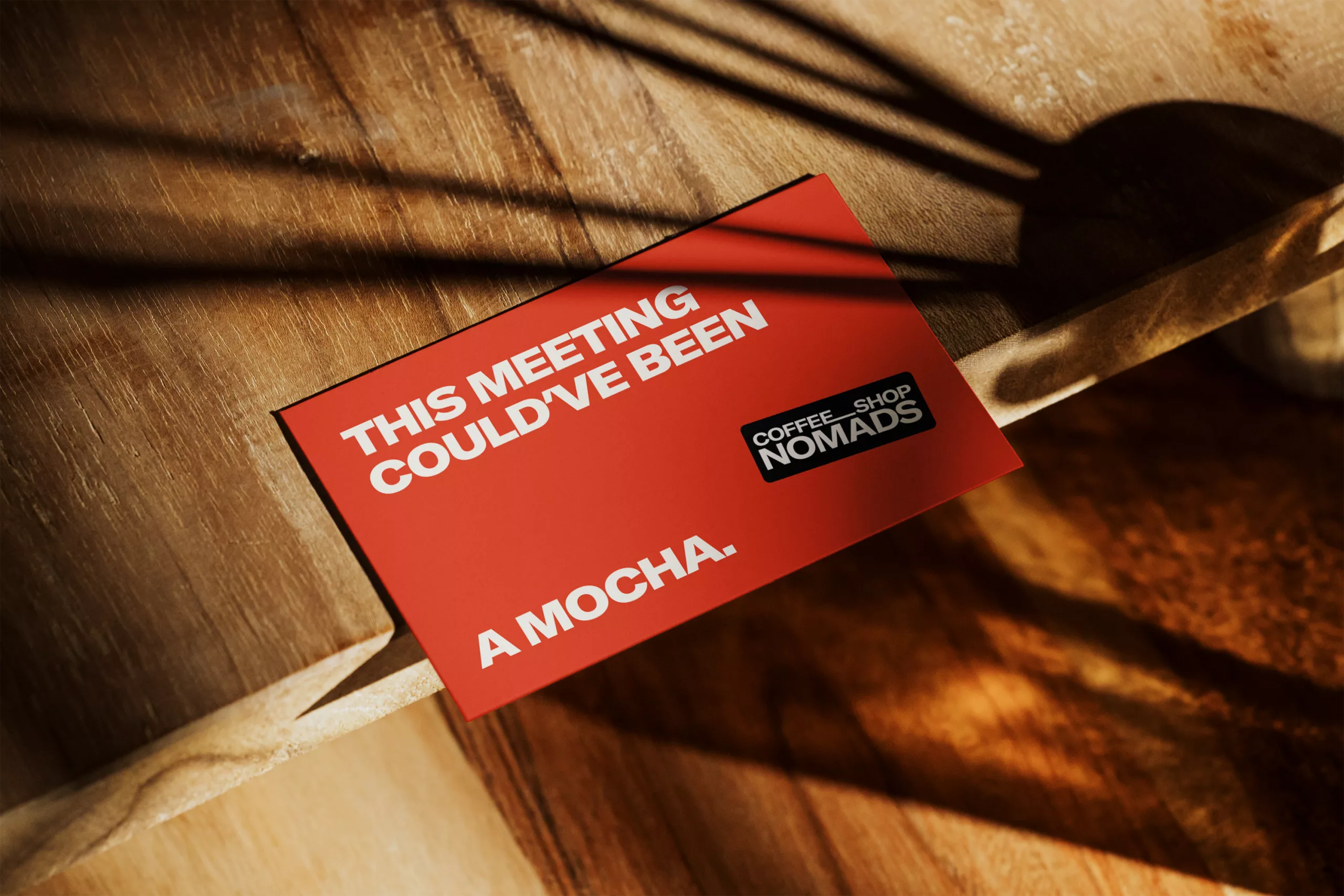 Card - Orange - This Meeting Could Have Been A Mocha